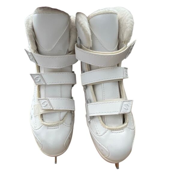 Jackson Softec Girls Snowflake Print Ice Skates - Size 3 - Picture 3 of 9